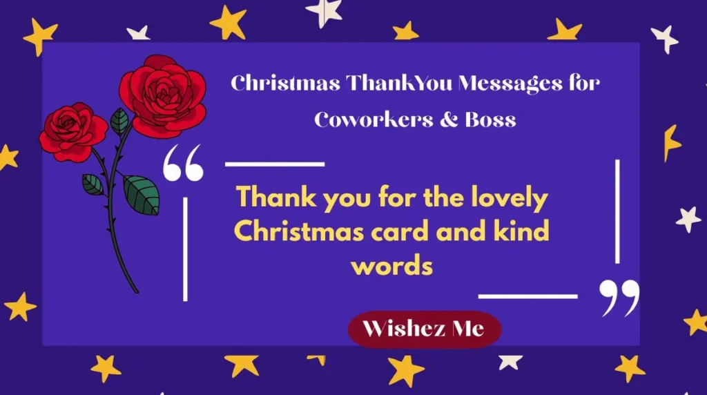 Christmas Thank You Messages for Coworkers & Boss
