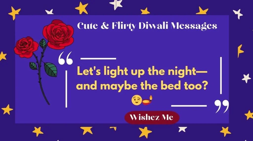 Cute & Flirty Diwali Messages