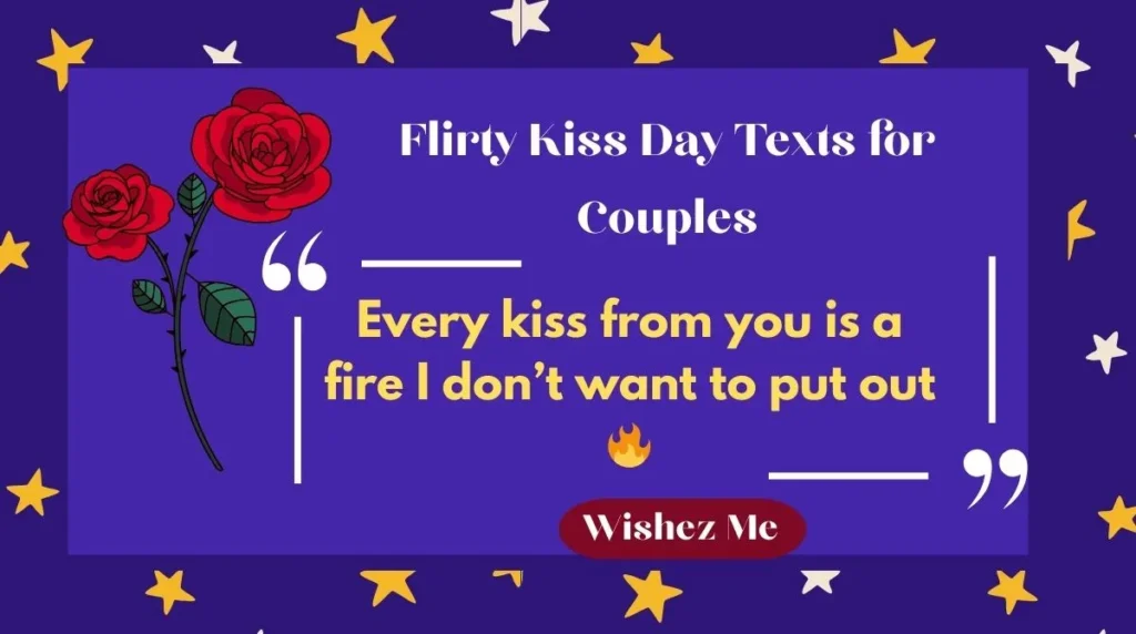 Flirty Kiss Day Texts for Couples