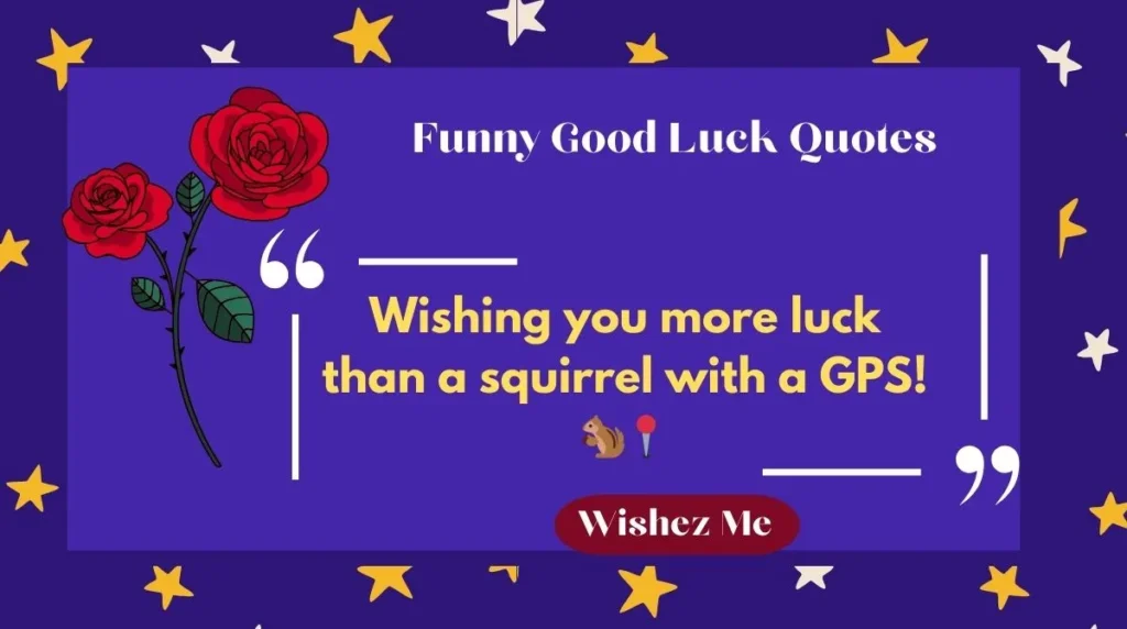 Funny Good Luck Quotes
