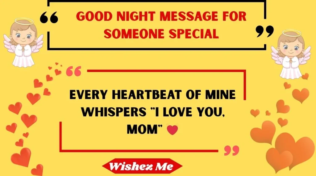 good night message for someone special