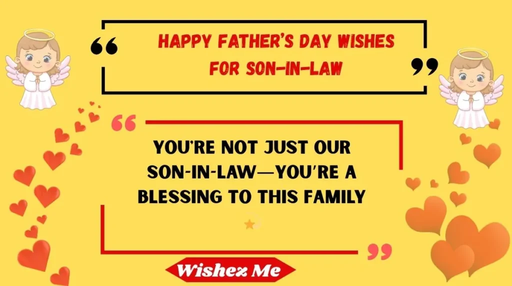 Happy Father’s Day Wishes for Son-in-Law