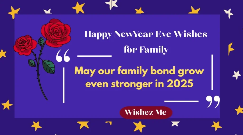 Happy New Year Eve Wishes for Family 