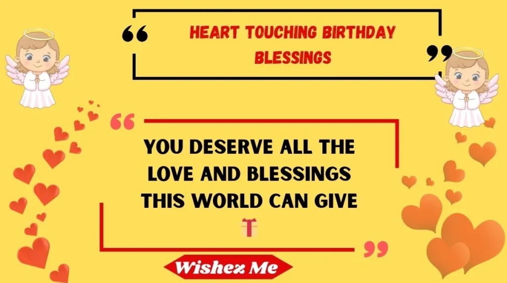 Heart Touching Birthday Blessings