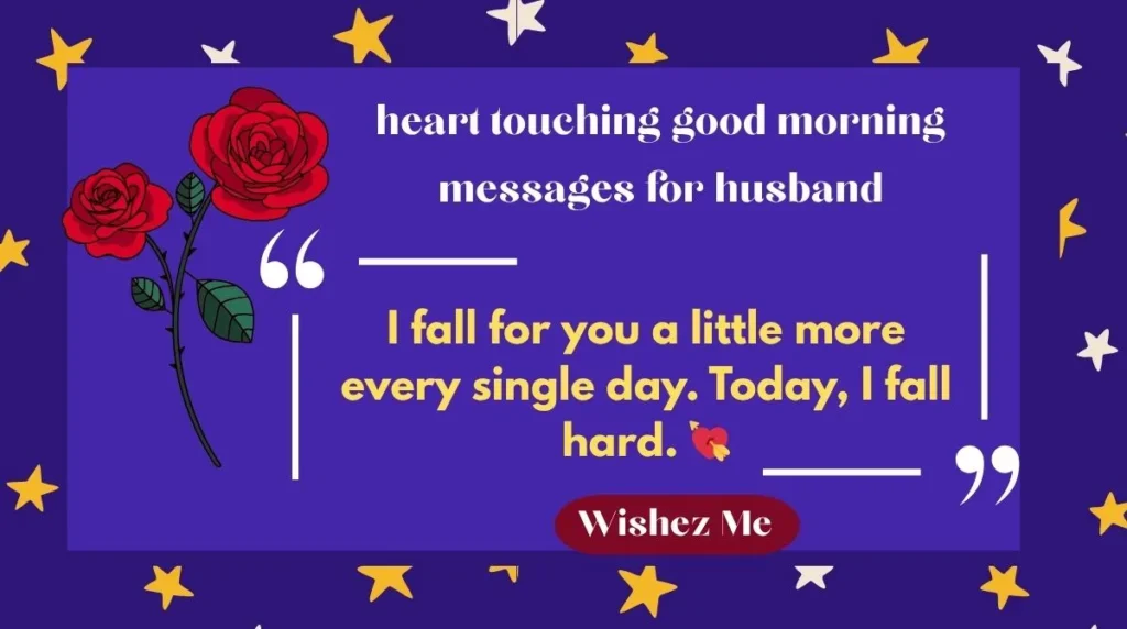 heart touching good morning messages for husband