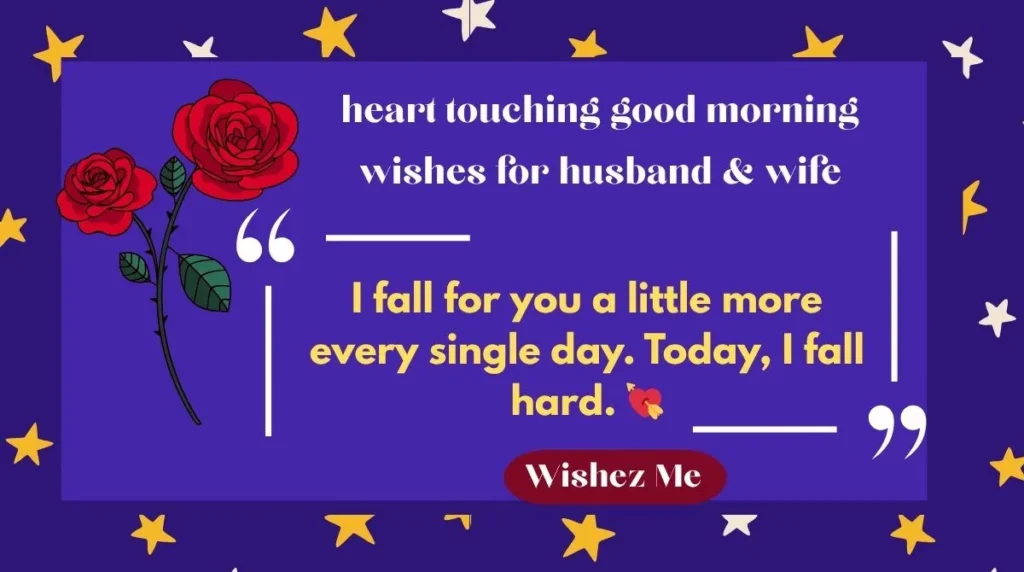 romantic good morning wishes for husband & wife