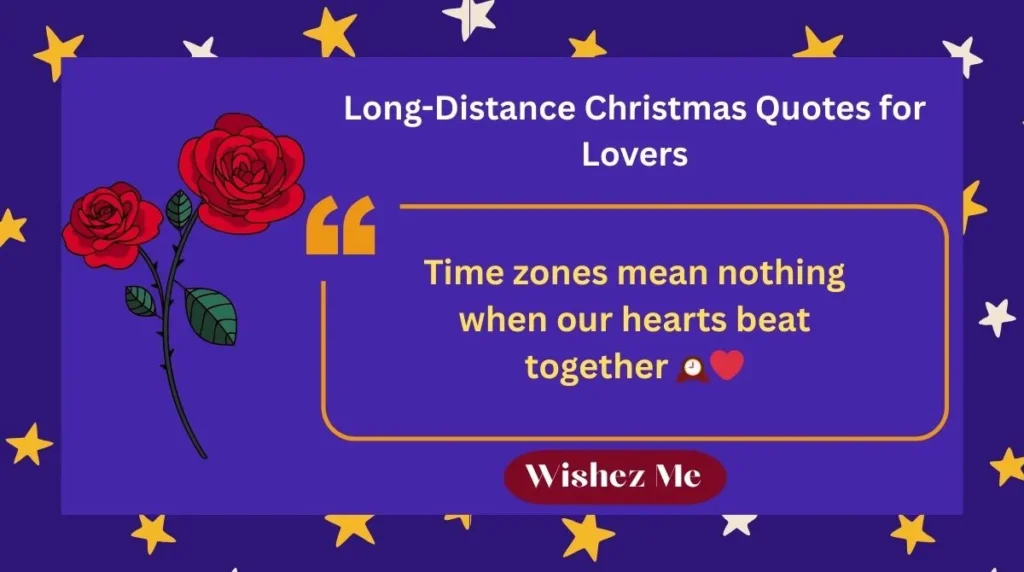 Long-Distance Christmas Quotes for Lovers