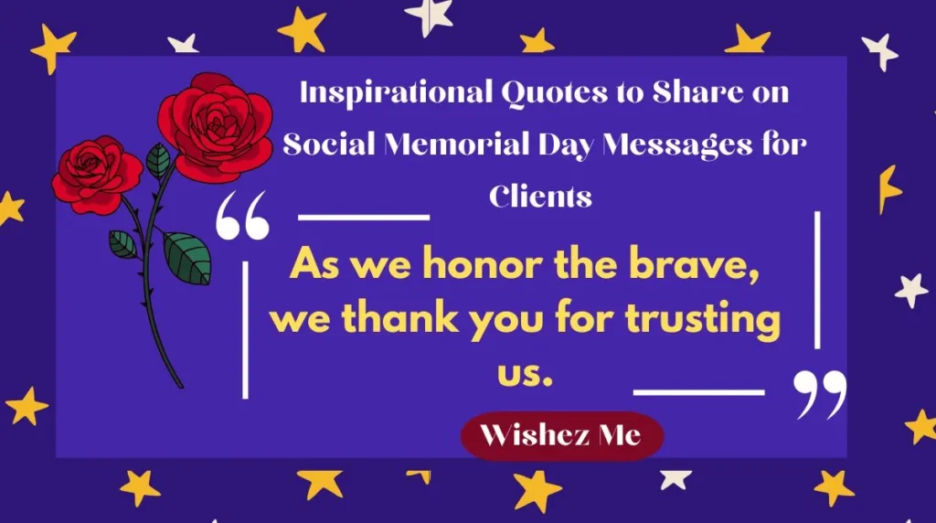 Memorial Day Messages for Clients