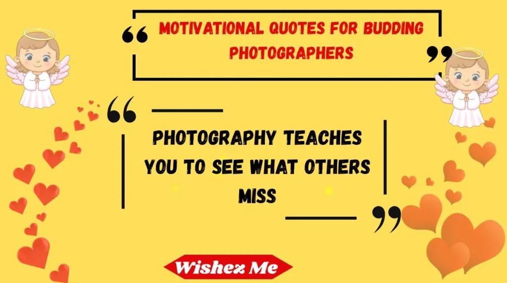 Motivational quotes for budding photographers