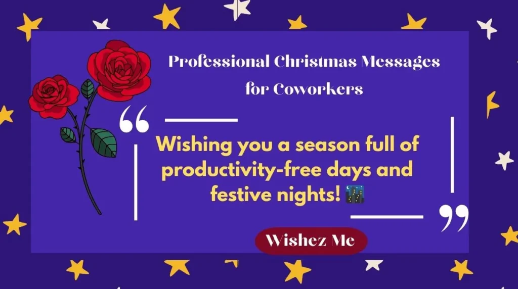 Professional Christmas Messages for Coworkers