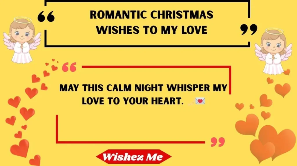 romantic christmas wishes to my love