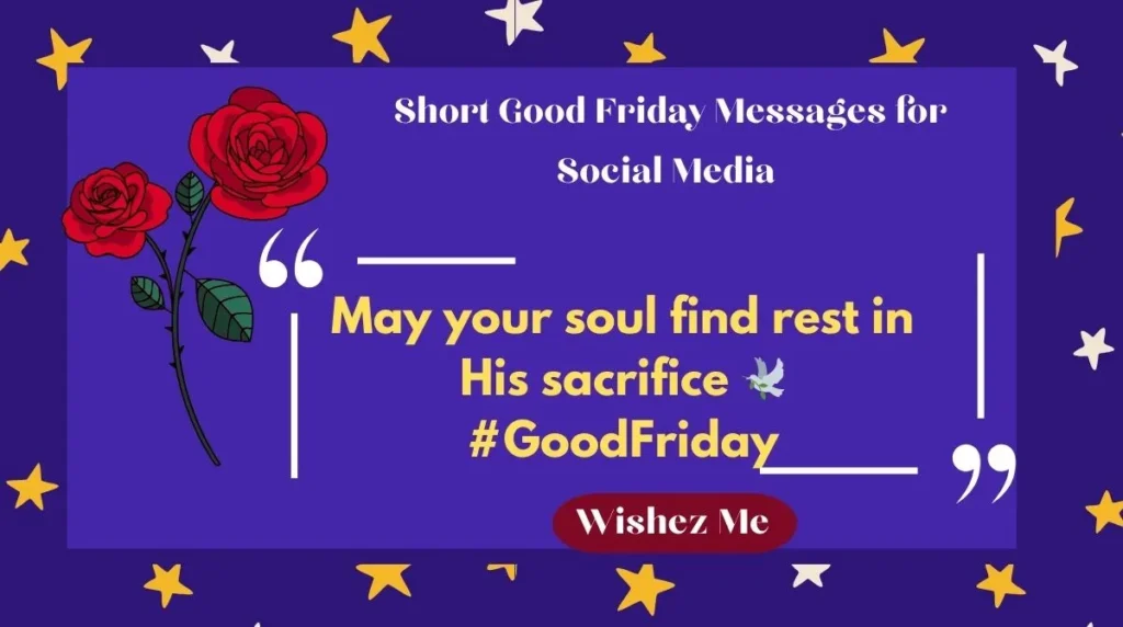 Short Good Friday Messages for Social Media