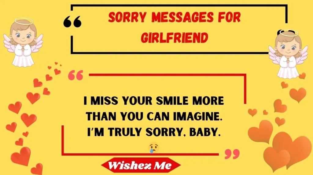 Sorry Messages for Girlfriend