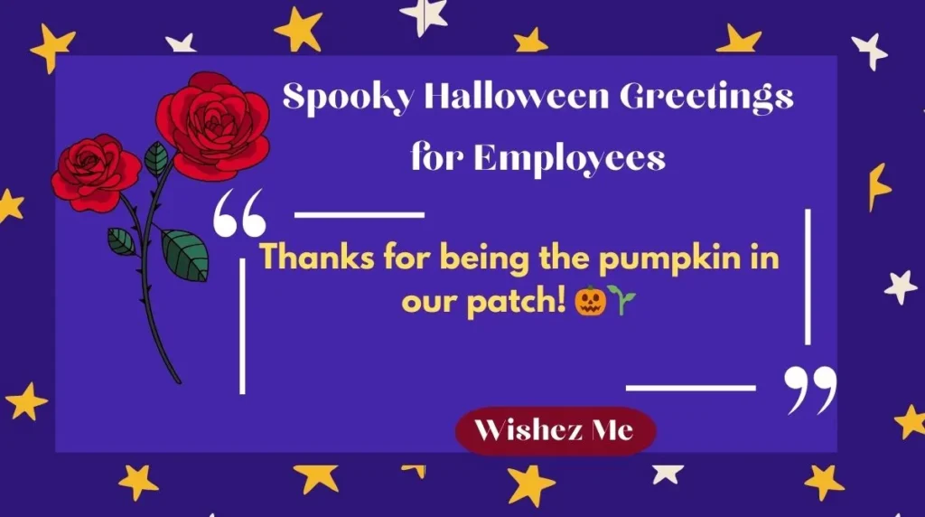 Spooky Halloween Greetings for Employees