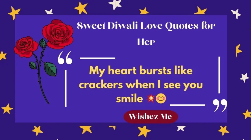 Sweet Diwali Love Quotes for Her