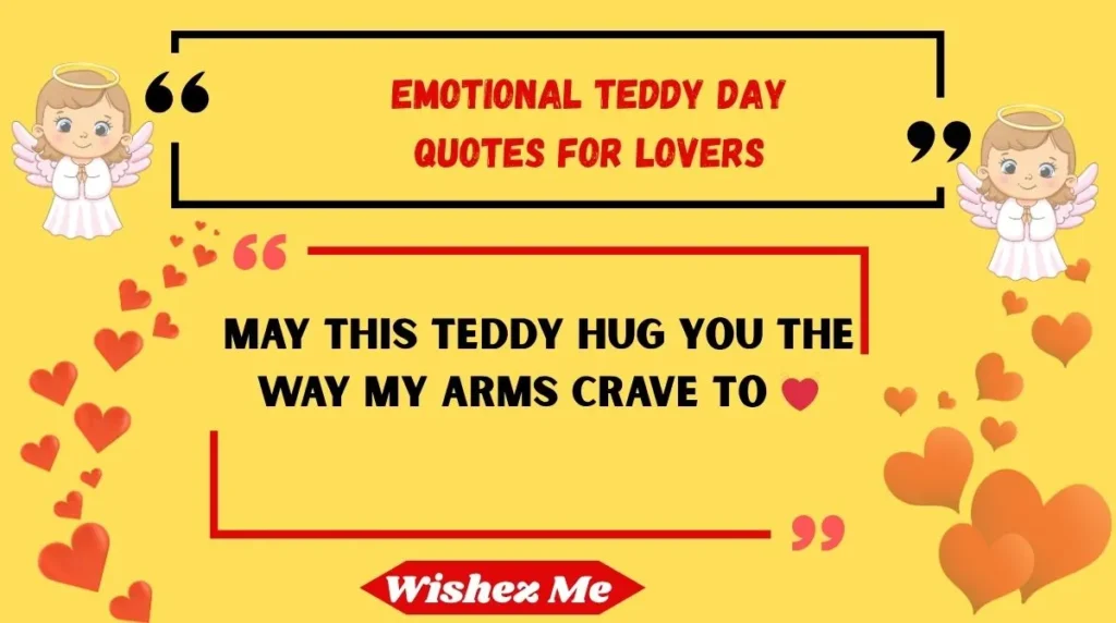 Emotional Teddy Day Quotes for Lovers