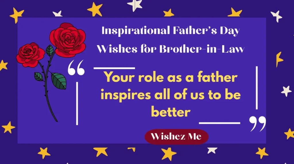 Inspirational Father's Day Wishes for Brother-in-Law
