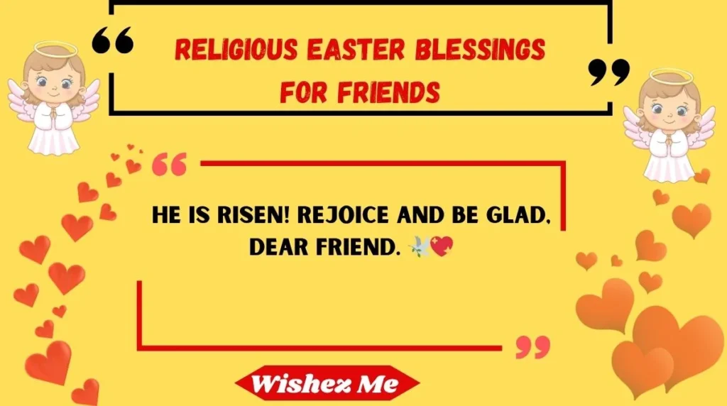 Religious Easter Blessings for Friends