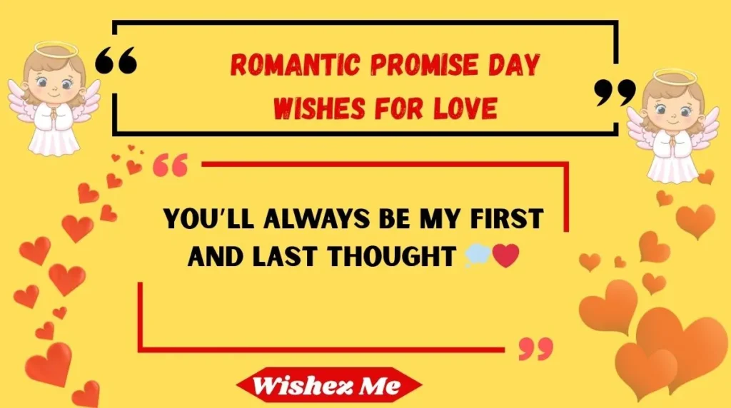 Romantic Promise Day Wishes for Love
