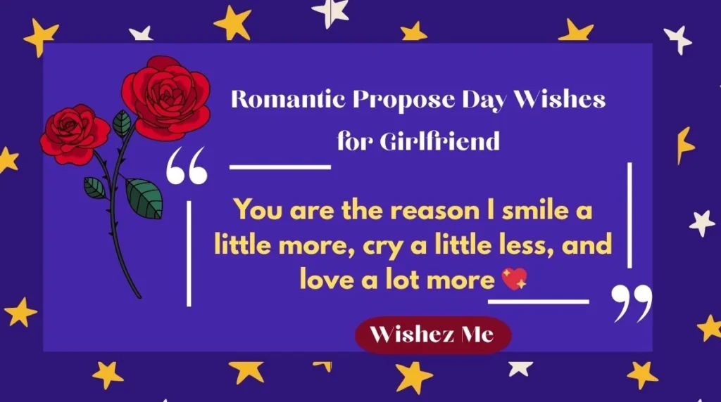 Romantic Propose Day Wishes for Girlfriend