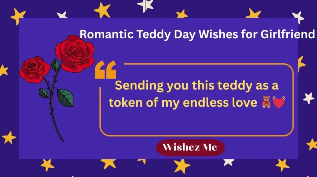 Romantic Teddy Day Wishes for Girlfriend