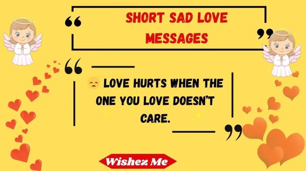 Short Sad Love Messages