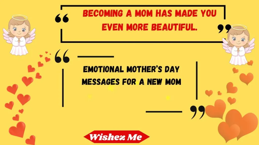 Emotional Mother’s Day Messages for a New Mom