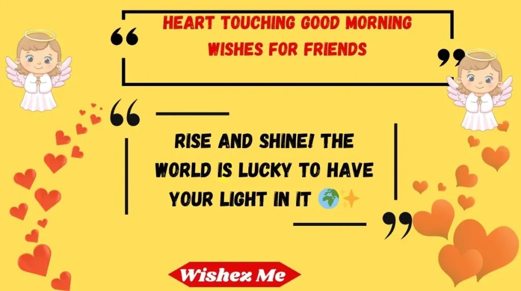 Heart Touching Good Morning Wishes for Friends