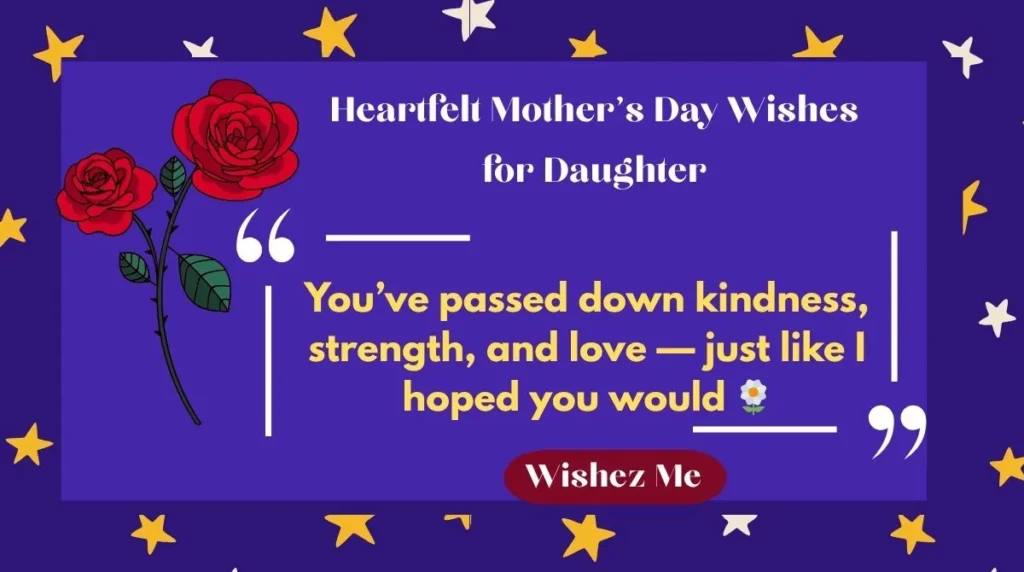 Heartfelt Mother's Day Wishes for Daughter