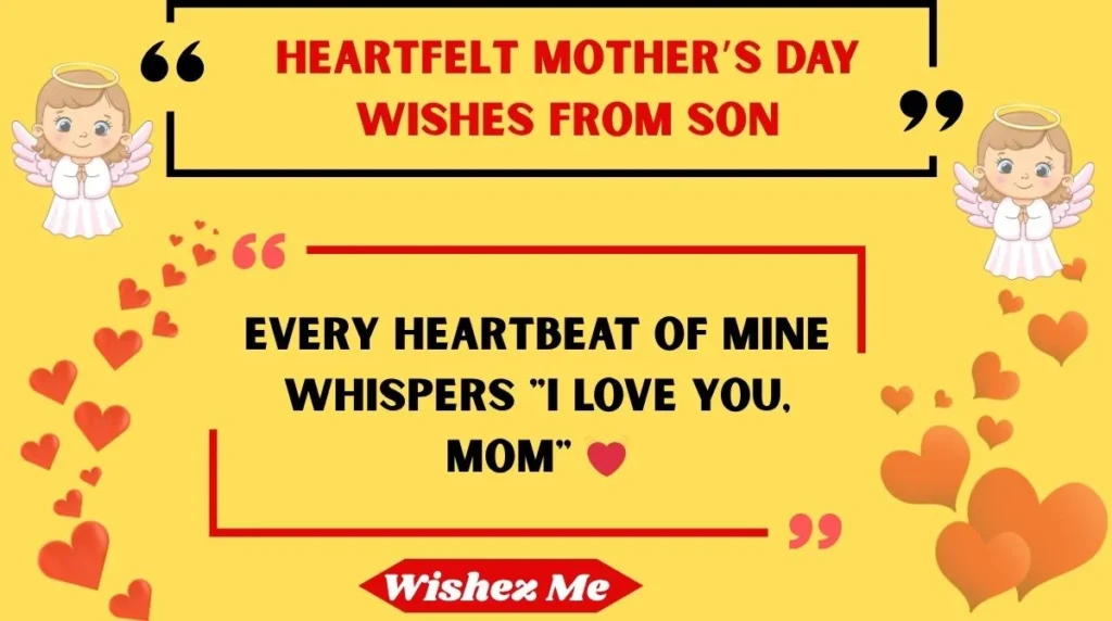 Every heartbeat of mine whispers "I love you, Mom" 💓