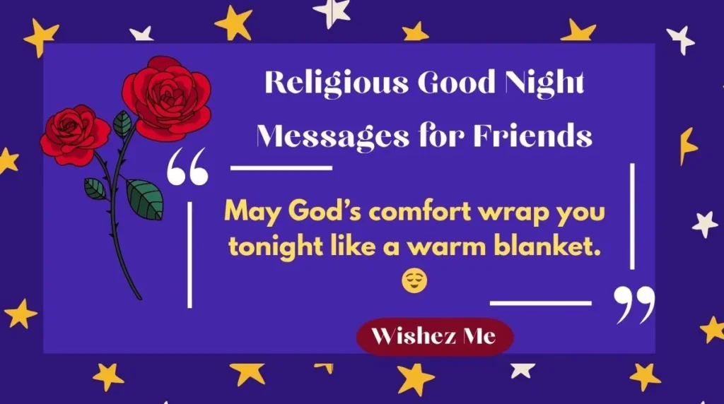 Religious Good Night Messages for Friends