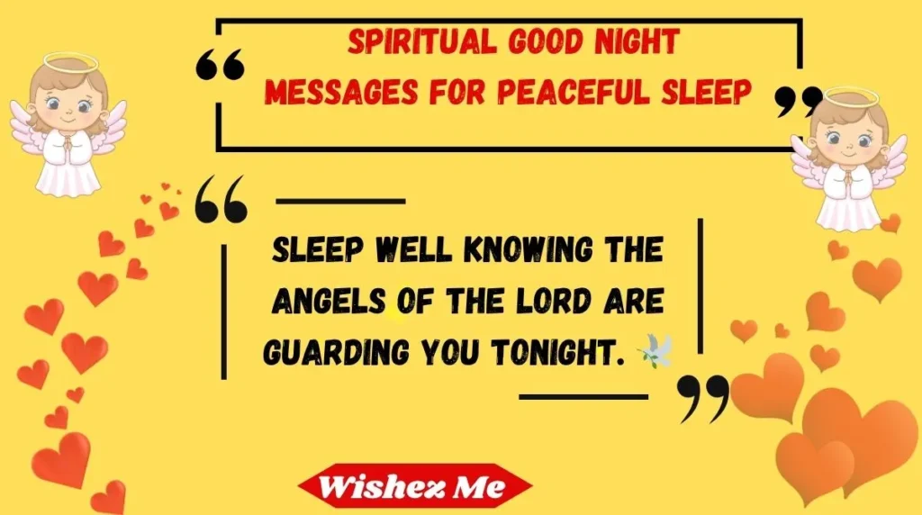 Spiritual Good Night Messages for Peaceful Sleep