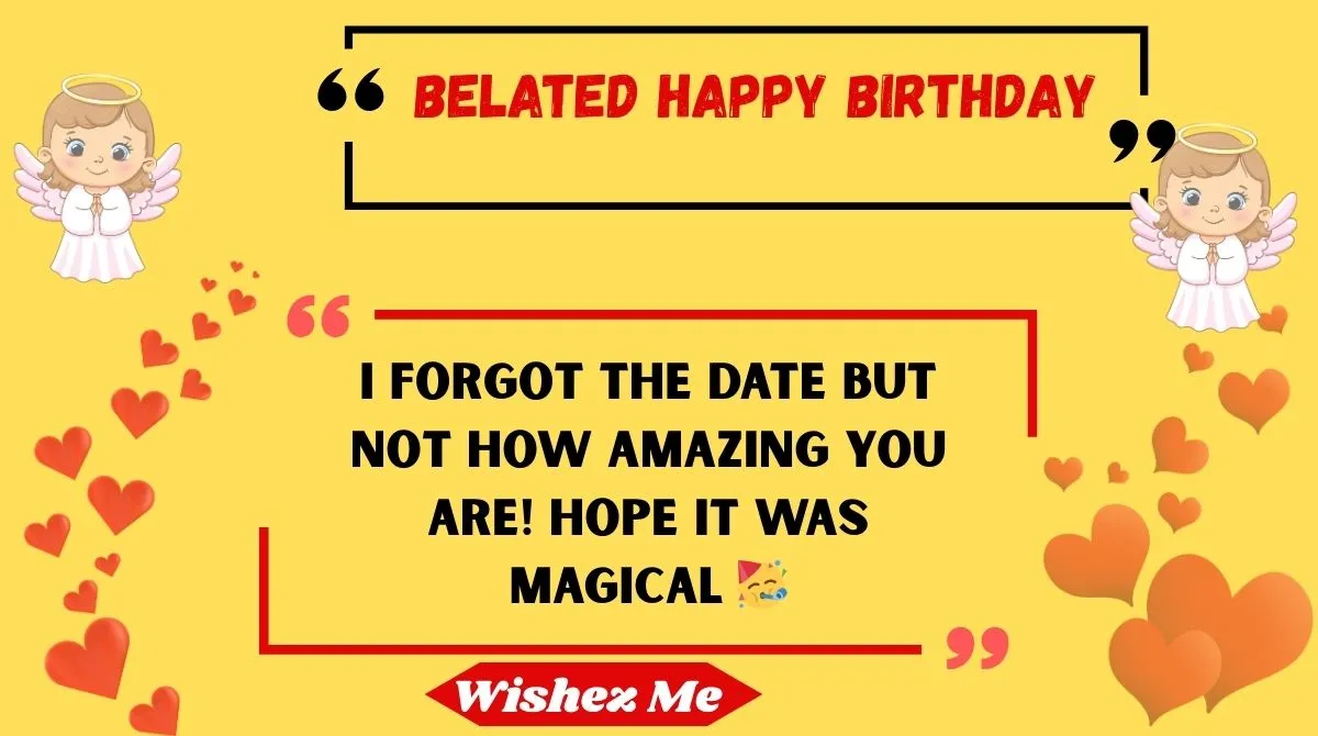 Belated Happy Birthday