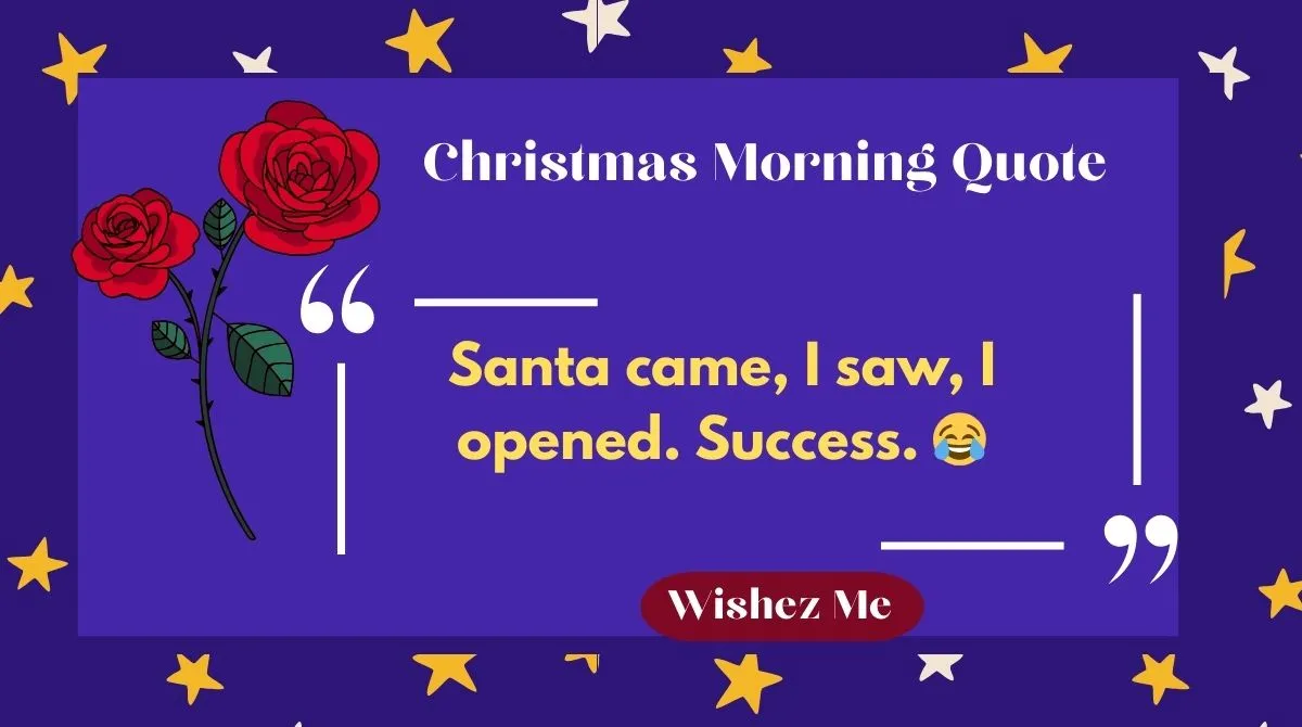 Christmas Morning Quote