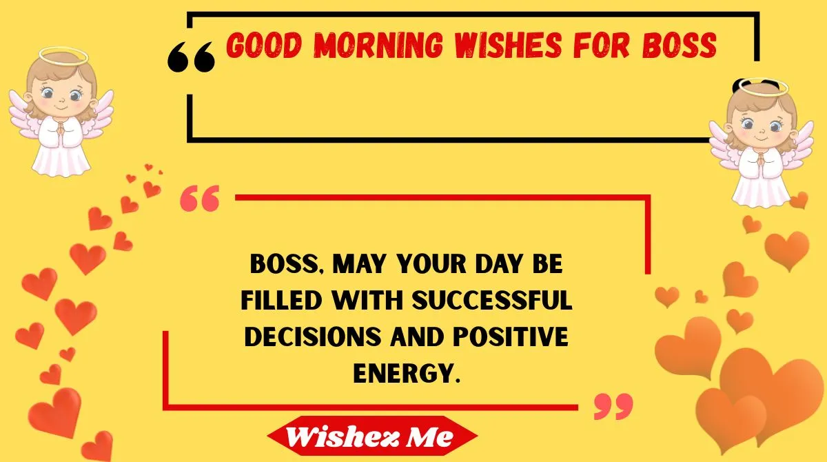 Good Morning Wishes for Boss