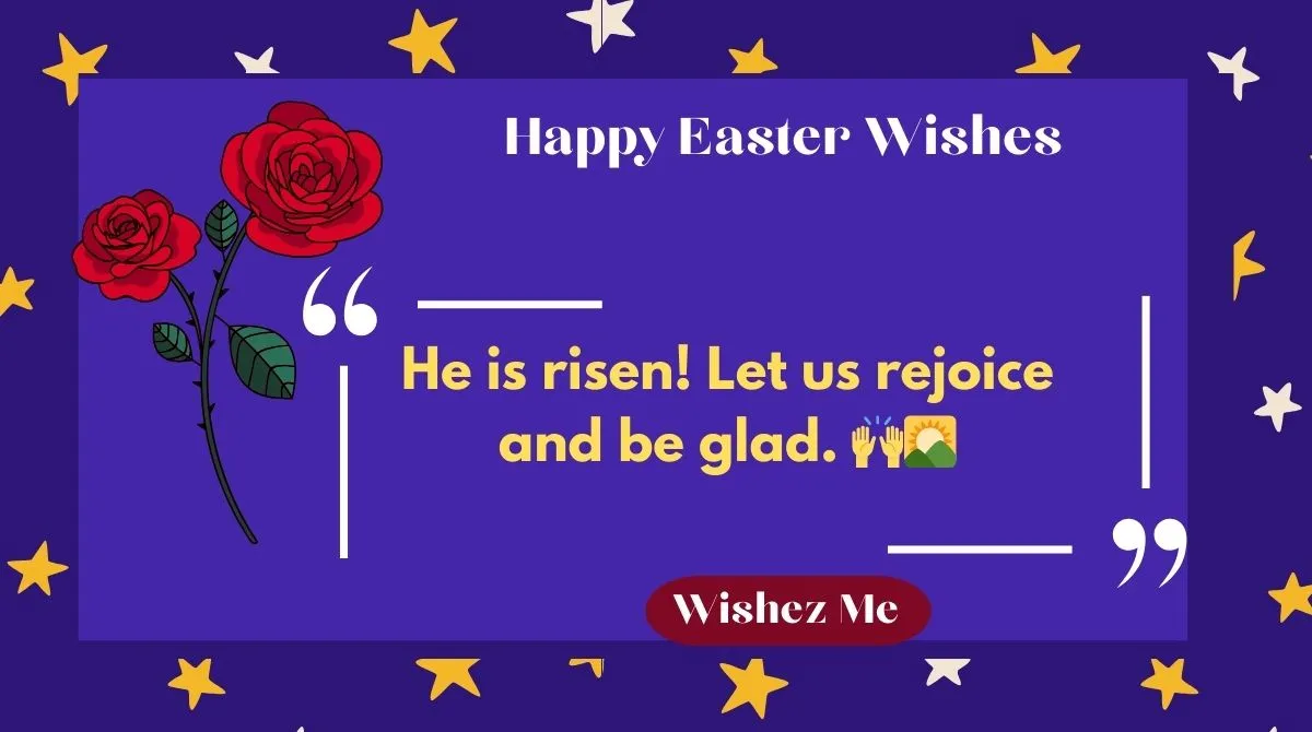 He is risen! Let us rejoice and be glad. ππ