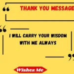 Thank You Message