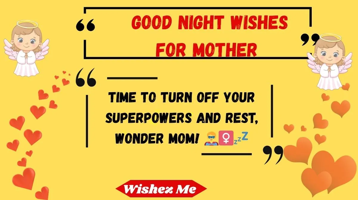 Good Night Wishes for Mother